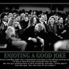 Enjoying a good joke Enjoying a good joke
