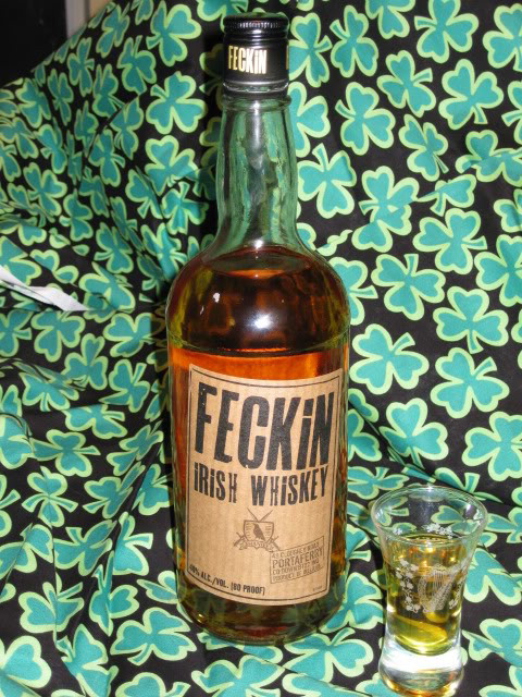 Feckin Irish whiskey