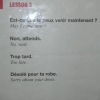 French lesson no. 5