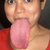 Huge tongue