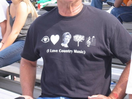 I Love Country Music t-shirt