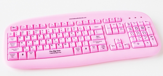 Keyboard for blondes