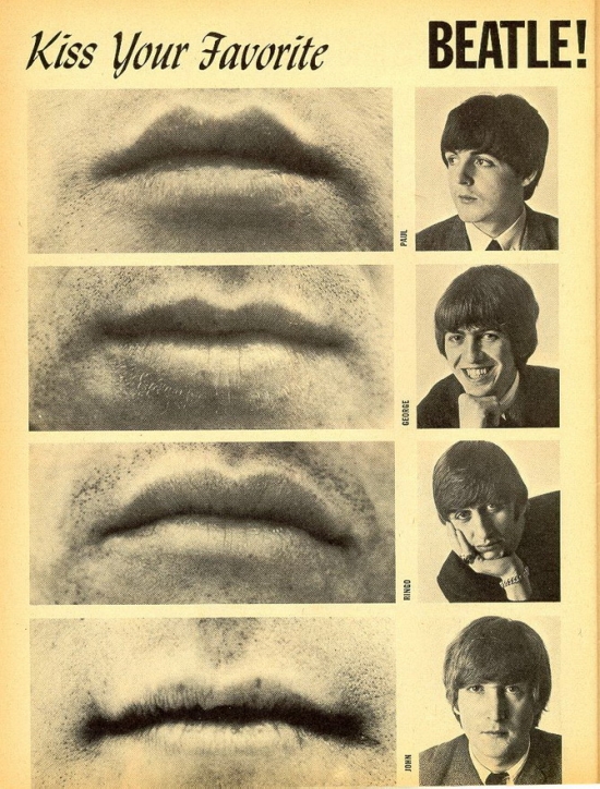 Kiss your favorite Beatle!