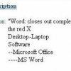 Microsoft Word problem