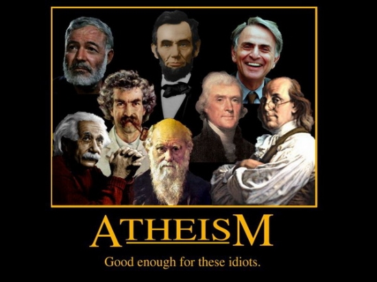 Motivastional Poster: Atheism