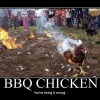 Motivational poster: BBQ chicken Motivational poster: BBQ chicken