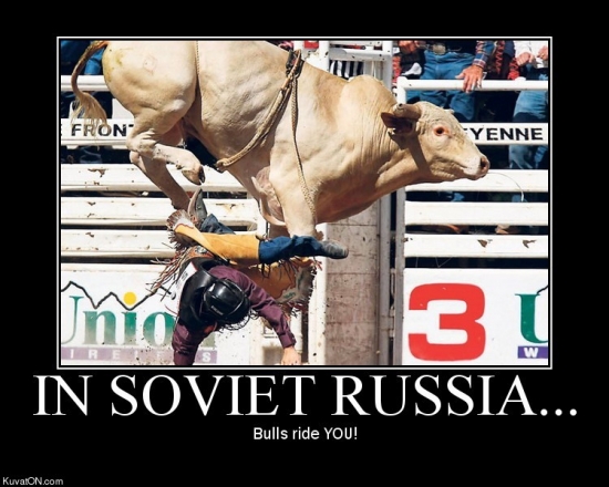 Motivational poster: In Soviet Russia