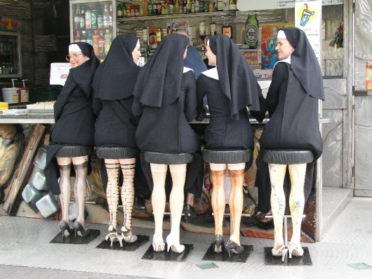 Nuns at the bar