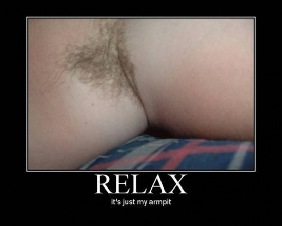 Relax, it's just my armpit