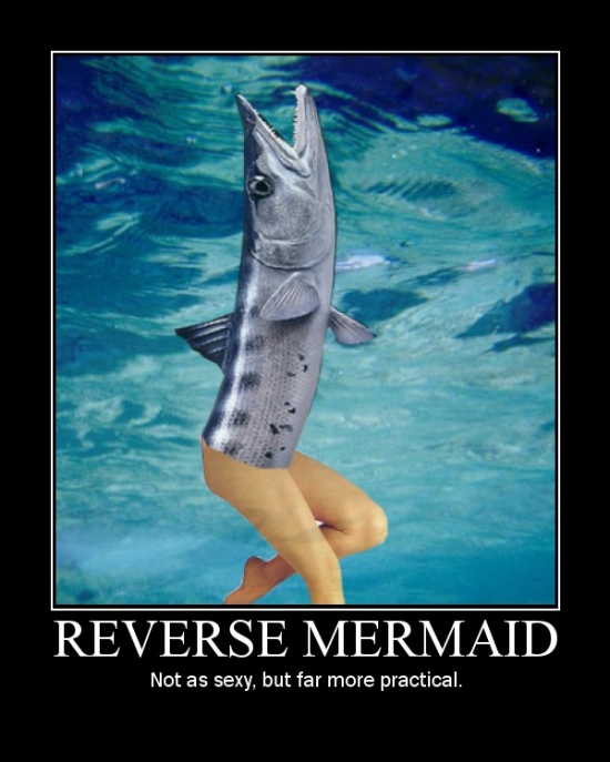 Reverse mermaid