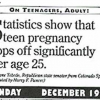Shocking teen pregnancy statistics Shocking teen pregnancy statistics