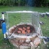 Shopping cart barbeque Shopping cart barbeque