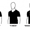 T-shirt neck types