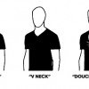 T-shirt neck types T-shirt neck types