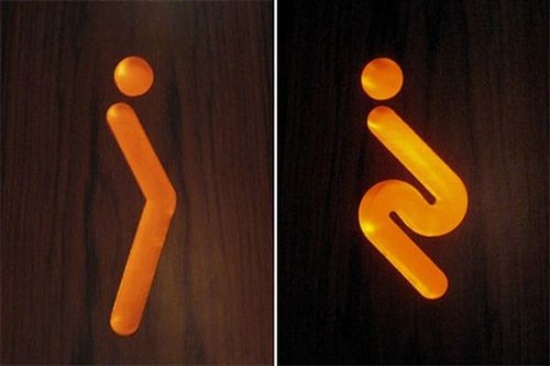 Toilet signs