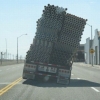 Truck tipping over Truck tipping over