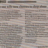 Why one wife chooses to shop alone