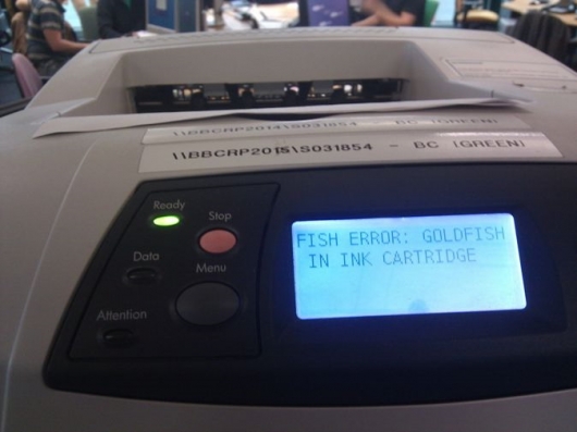 Fish error