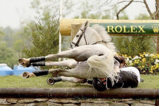 Horseback riding mishap