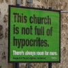 The church is not full of hypocrites
