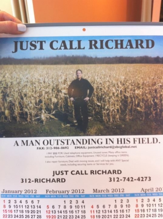 A man outstanding in his field