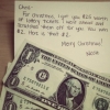 Christmas lottery ticket Christmas lottery ticket