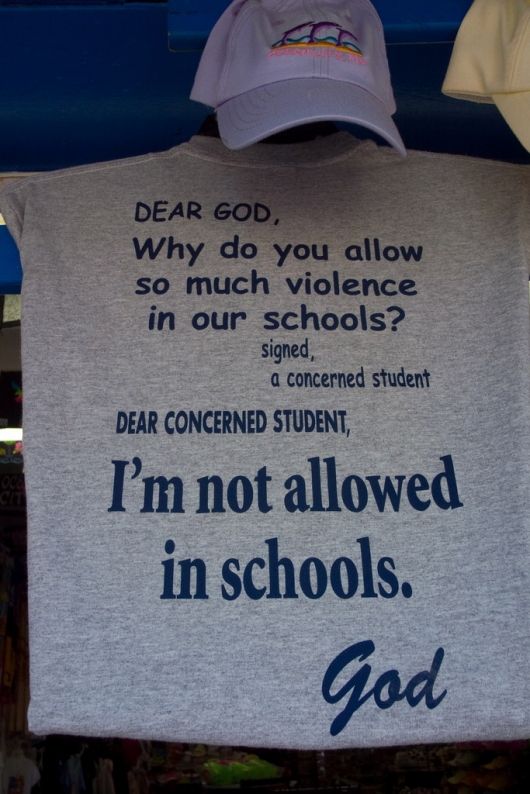 God is now allowed in schools