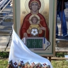 Mary and Jesus watch over the soccer team Mary and Jesus watch over the soccer team