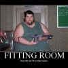 Motivational poster: Fitting room Motivational poster: Fitting room