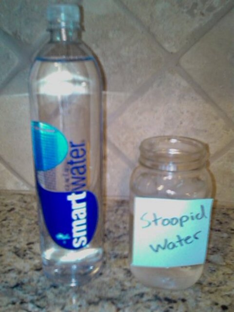 Smart water vs. stoopid water