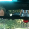 Rear-view mirror cleavage Rear-view mirror cleavage