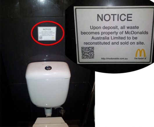 McDonald's notice