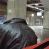 Headless subway rider
