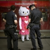 Hello Kitty getting arrested Hello Kitty getting arrested