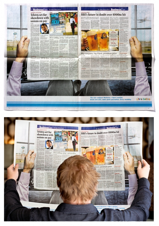Newspaper advertising