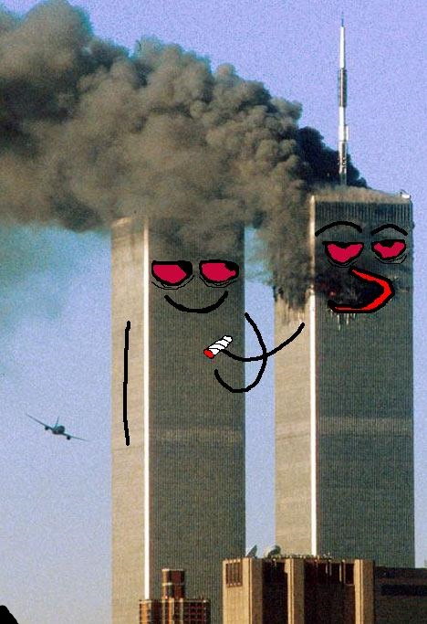 9/11 smoking a joint