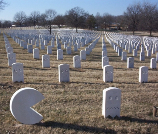 Pac Man graveyard