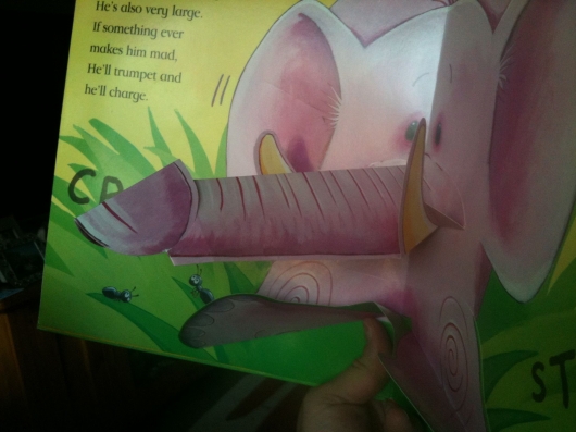 Pop-up elephant trunk