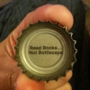 Reading bottlecaps Reading bottlecaps