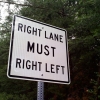Right lane Right lane