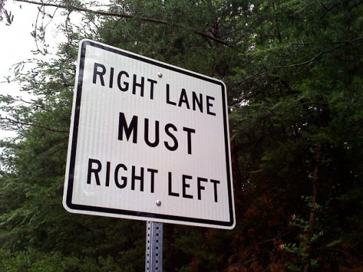 Right lane