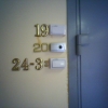 Geek apartment door number Geek apartment door number