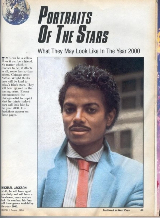 Michael Jackson in the year 2000