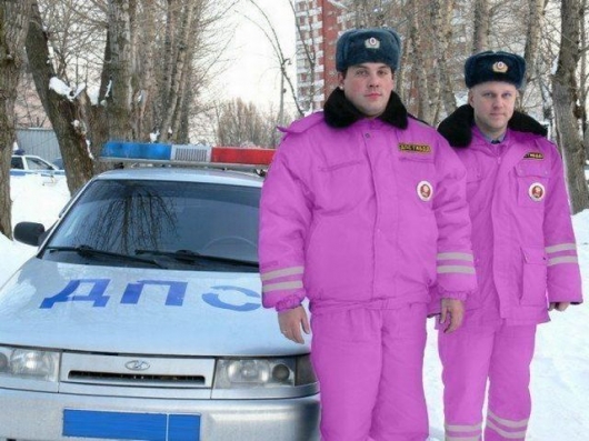 Pink police