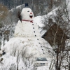 Huge snowman Huge snowman