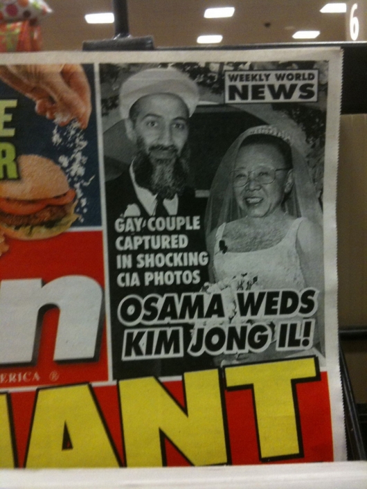 Osama weds Kim Jong il