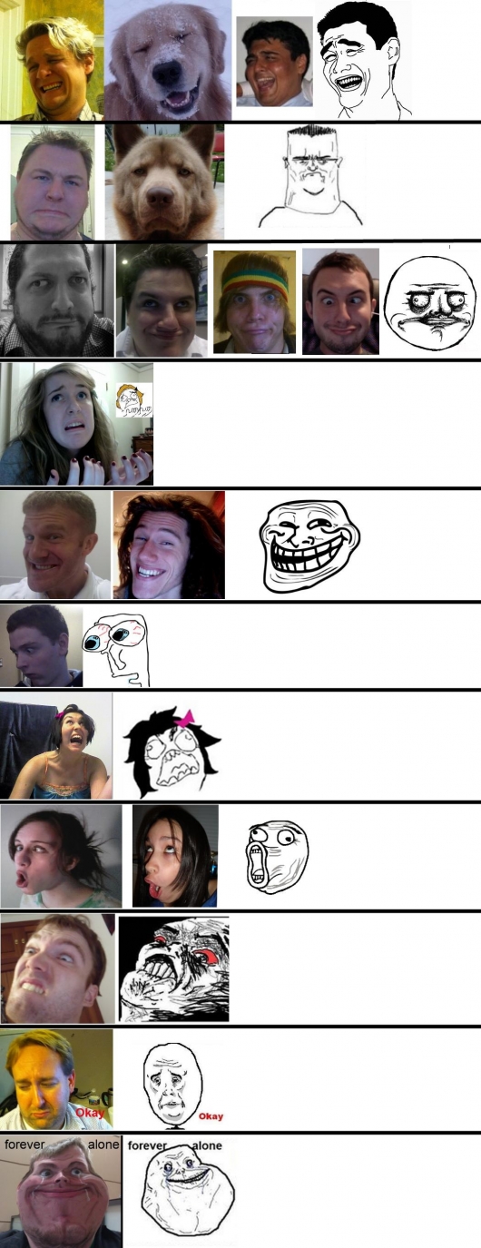 Rage face competition