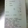 Sonic receipt Sonic receipt